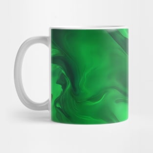 GREEN LIQUID MARBLE DESIGN, PATTERN Mug